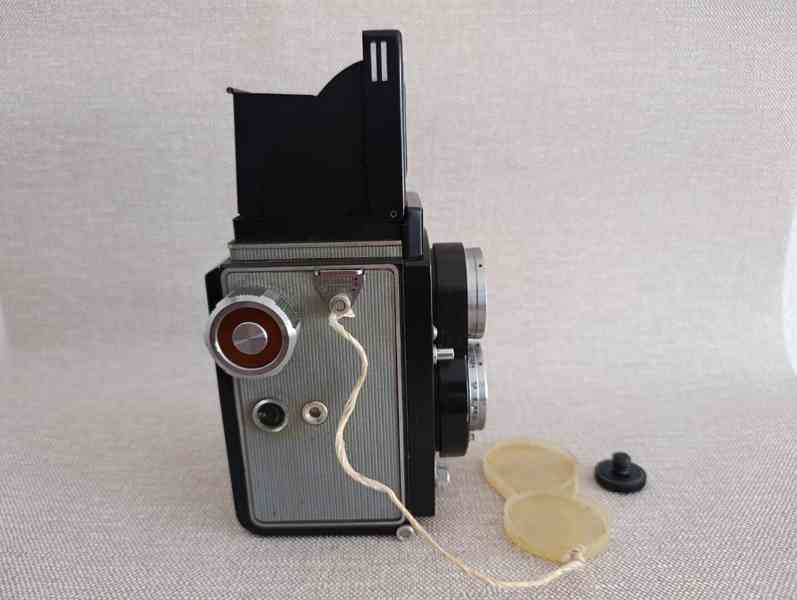 Historický fotoaparát Meopta Flexaret VI , krab, návody aj - foto 13