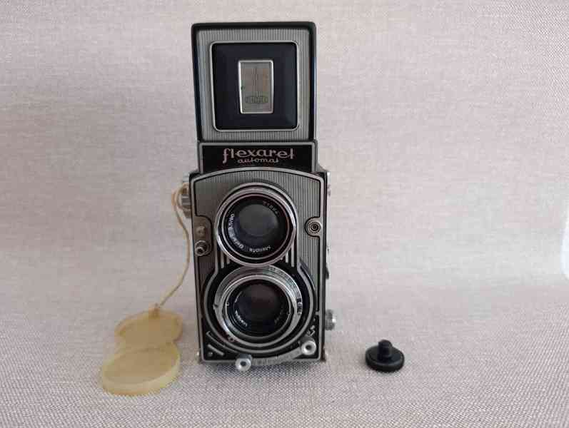 Historický fotoaparát Meopta Flexaret VI , krab, návody aj - foto 9