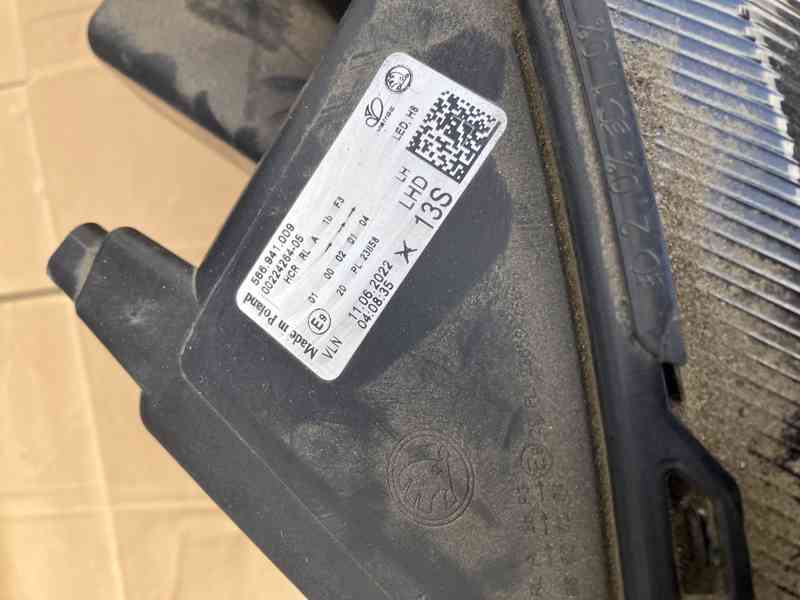 predni svetlo skoda kodiaq lift led leve levy - foto 4