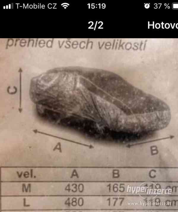 Plachta proti kroupam na auto - foto 2