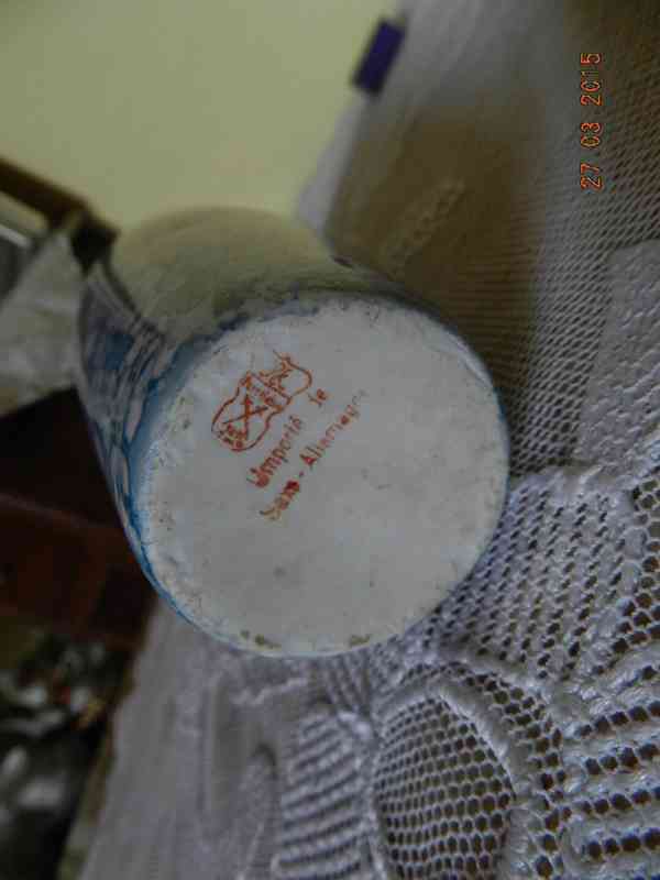 Hezká porcelánová váza Vichy - J E Saxe Germany - foto 6