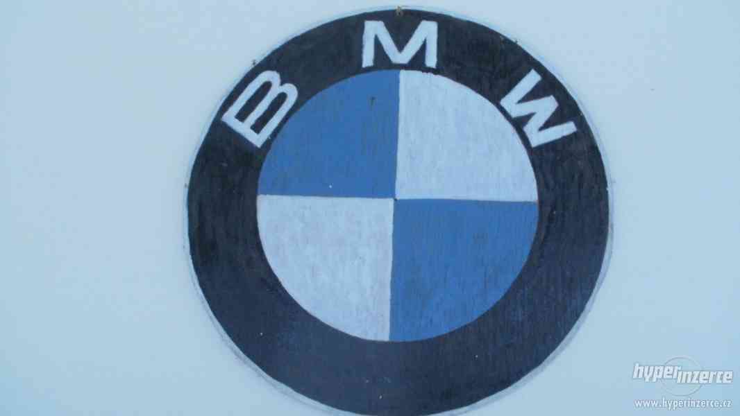 BMW - malba na dřevě - foto 1