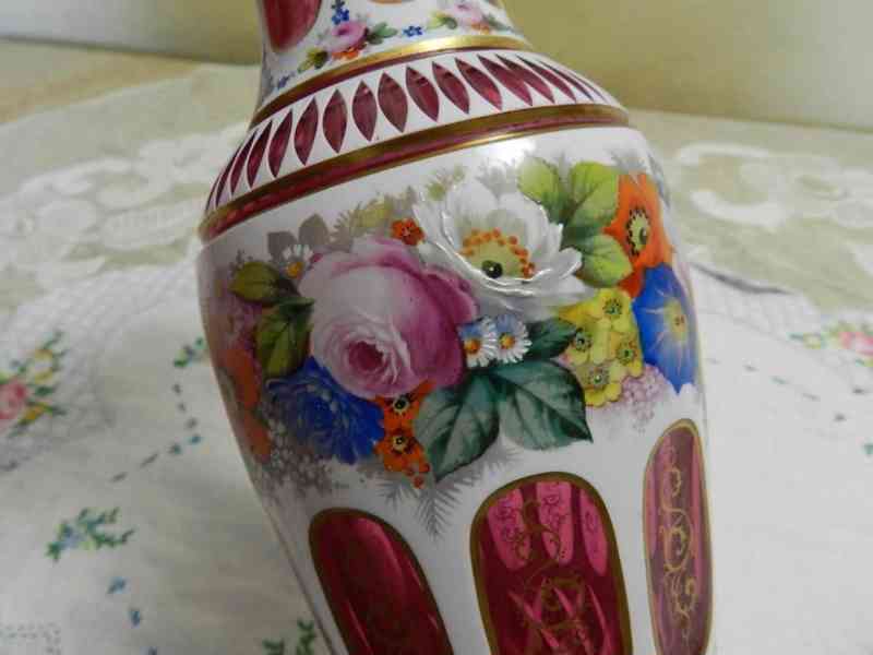 Luxusní přejímaná Váza růžová barva - foto 4