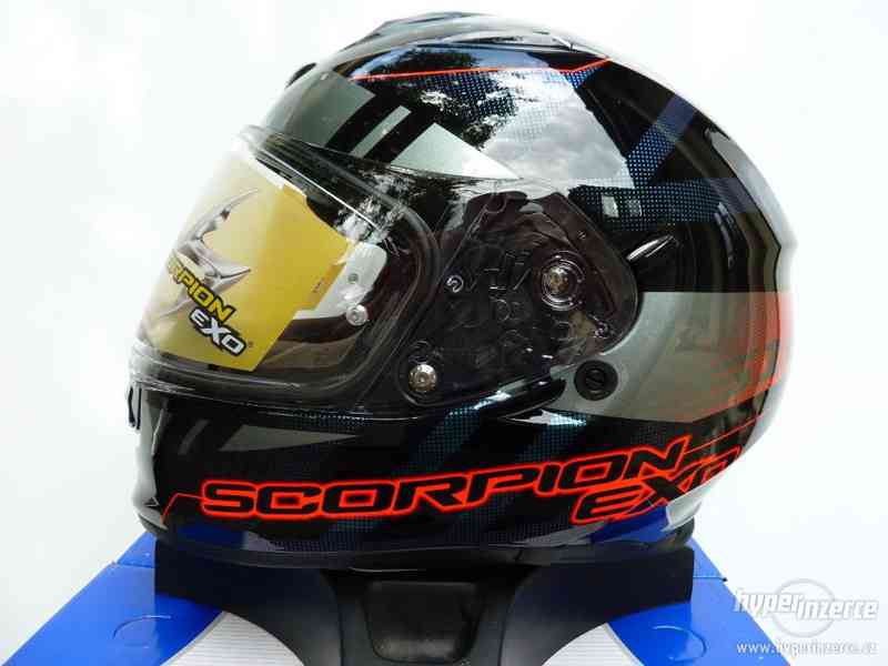 Scorpion EXO-510 Air Stage černá/červená vel.S - foto 2