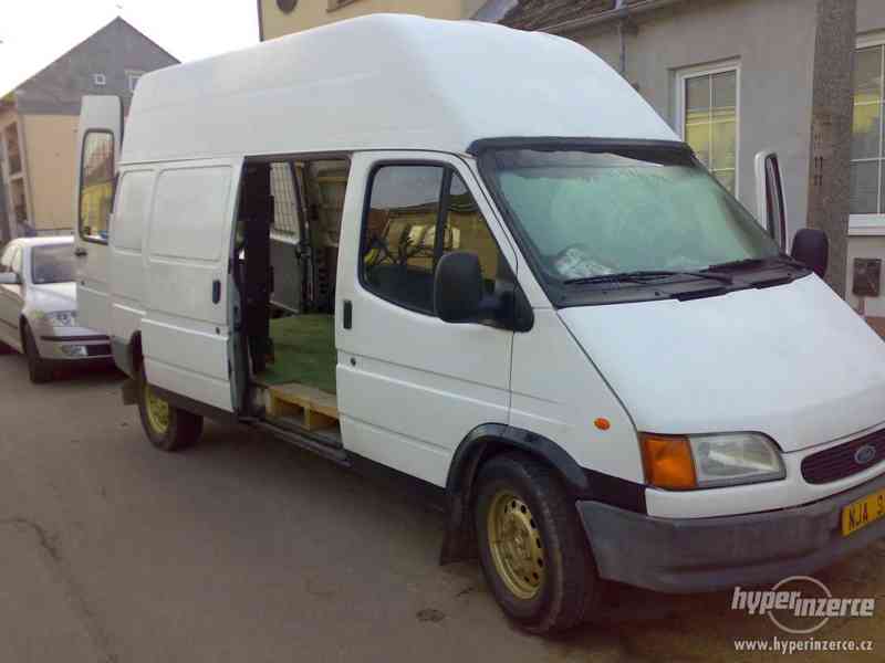 Prodám Ford transit Maxi výška i délka 190L  2,5.DI 4HB - foto 1