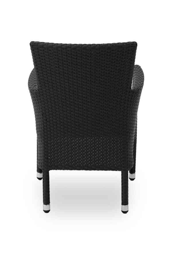 Technoratanová židle LORENZO černá - foto 3