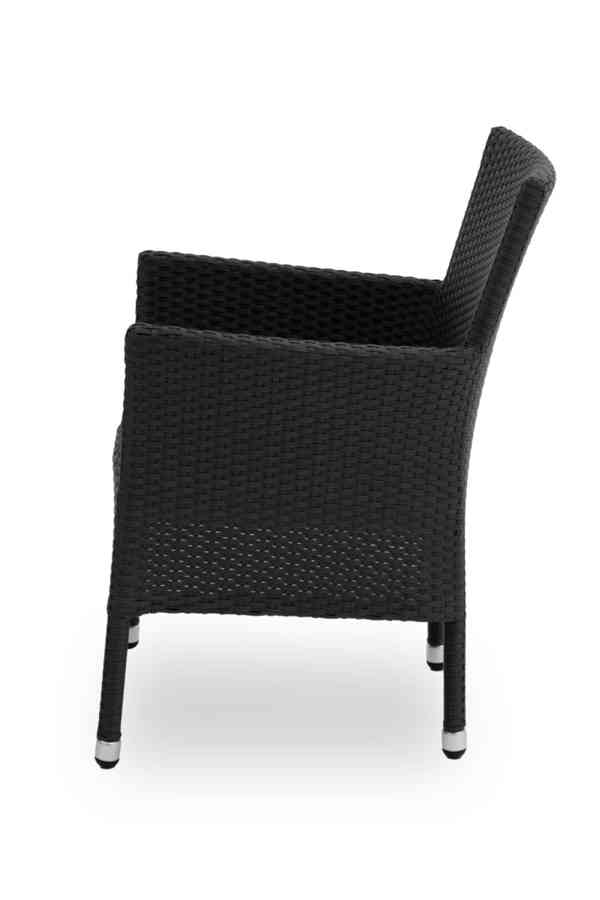 Technoratanová židle LORENZO černá - foto 2