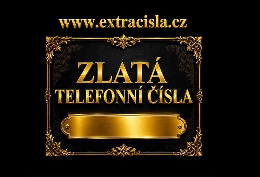 ! www.extracisla.cz - NOVINKY - zlatá a VIP čísla  - foto 1