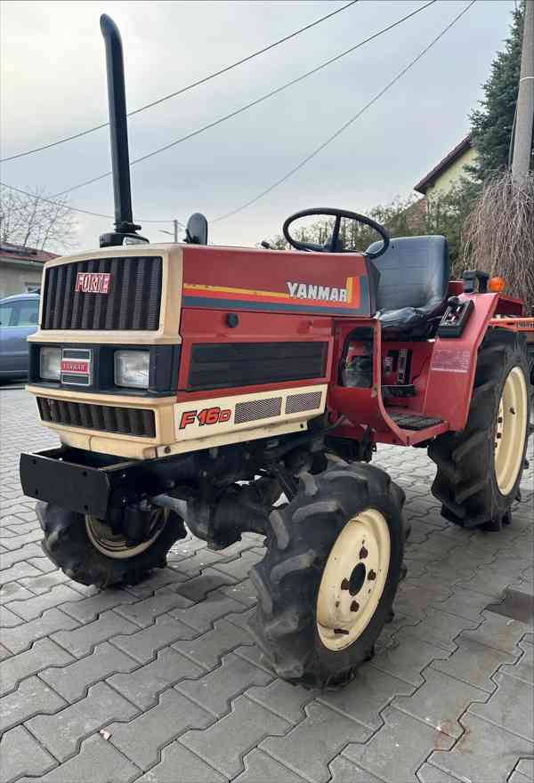 Traktor Yanmar F16D - malotraktor - foto 5
