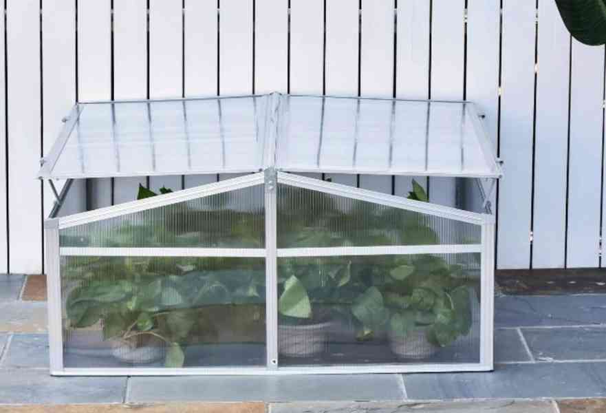 Zahradní polykarbonátový skleník | 100 x 100 x 48 cm - foto 6