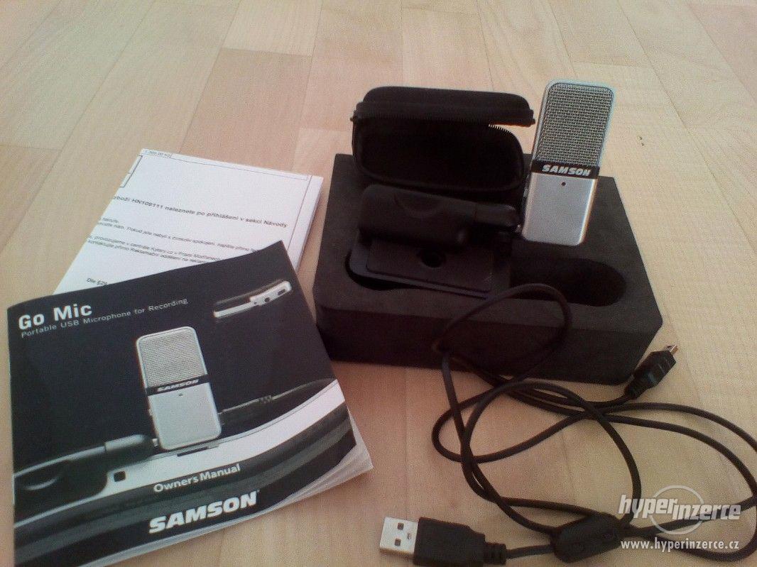 Microfon Samson Go Mic  s USB k počítači/notebooku - foto 1