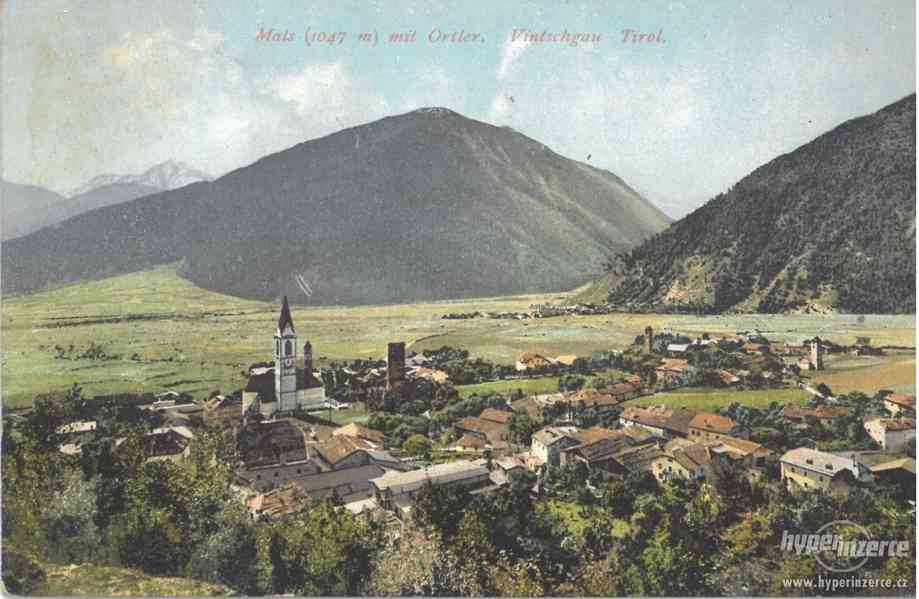 Stará pohlednice Tyroly - Mals - foto 1