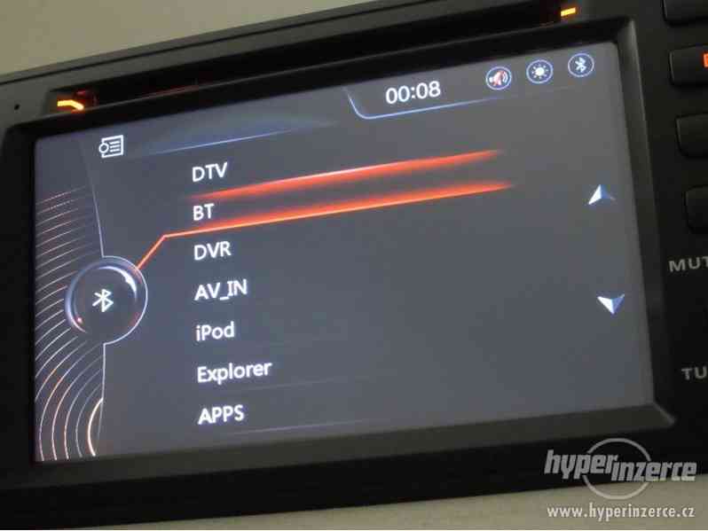 BMW 3 5 X5 7 - Dotykove Autoradio + GPS NAVI DVD BT SD USB - foto 4