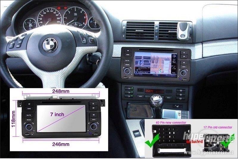 BMW 3 5 X5 7 - Dotykove Autoradio + GPS NAVI DVD BT SD USB - foto 8