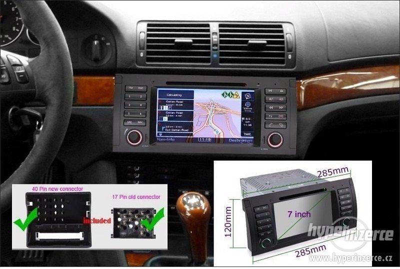 BMW 3 5 X5 7 - Dotykove Autoradio + GPS NAVI DVD BT SD USB - foto 9
