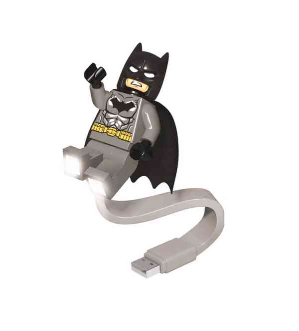 LED lampička na čtení USB Batman Lego DC nové - foto 4
