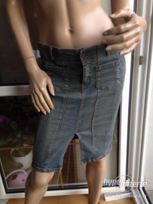 Original Guess jeans sukně - foto 1