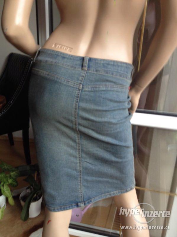 Original Guess jeans sukně - foto 2