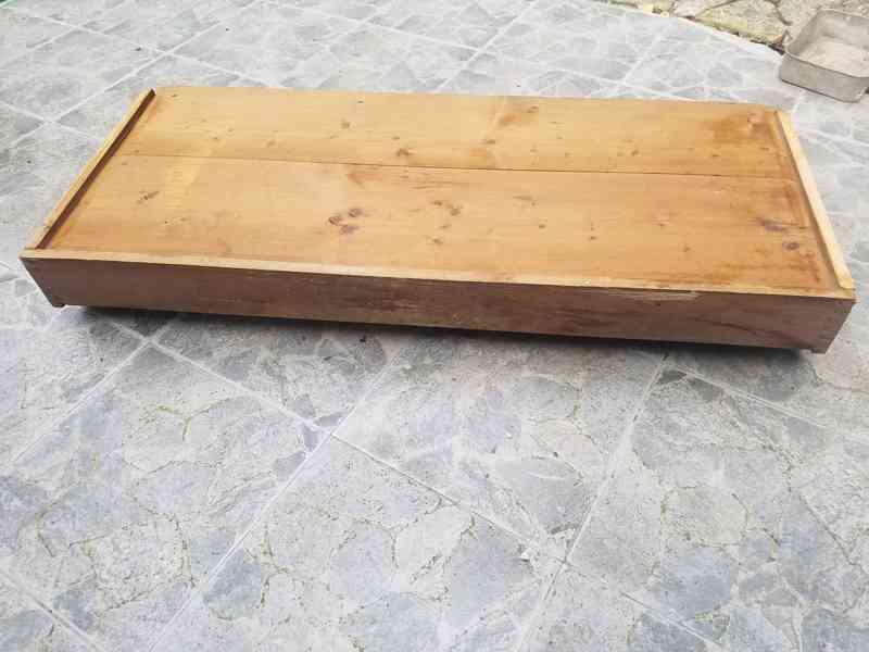Starožitná dřevěná ošatka či podnos - foto 2