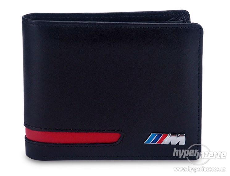 Peněženka BMW ///Mstyle s červeným a modrý pruhem motorsport - foto 1