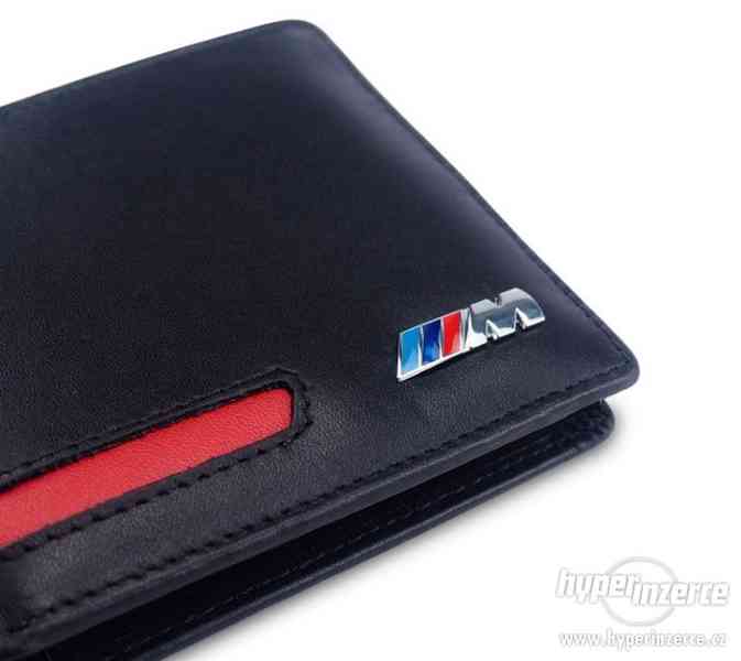 Peněženka BMW ///Mstyle s červeným a modrý pruhem motorsport - foto 3