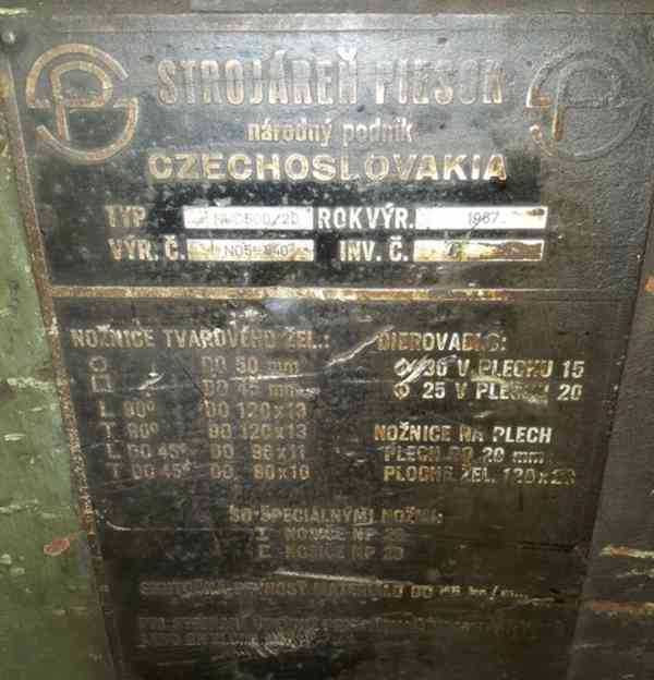 Univerzální nůžky na profily NUD 500/20 (10647.) - foto 8