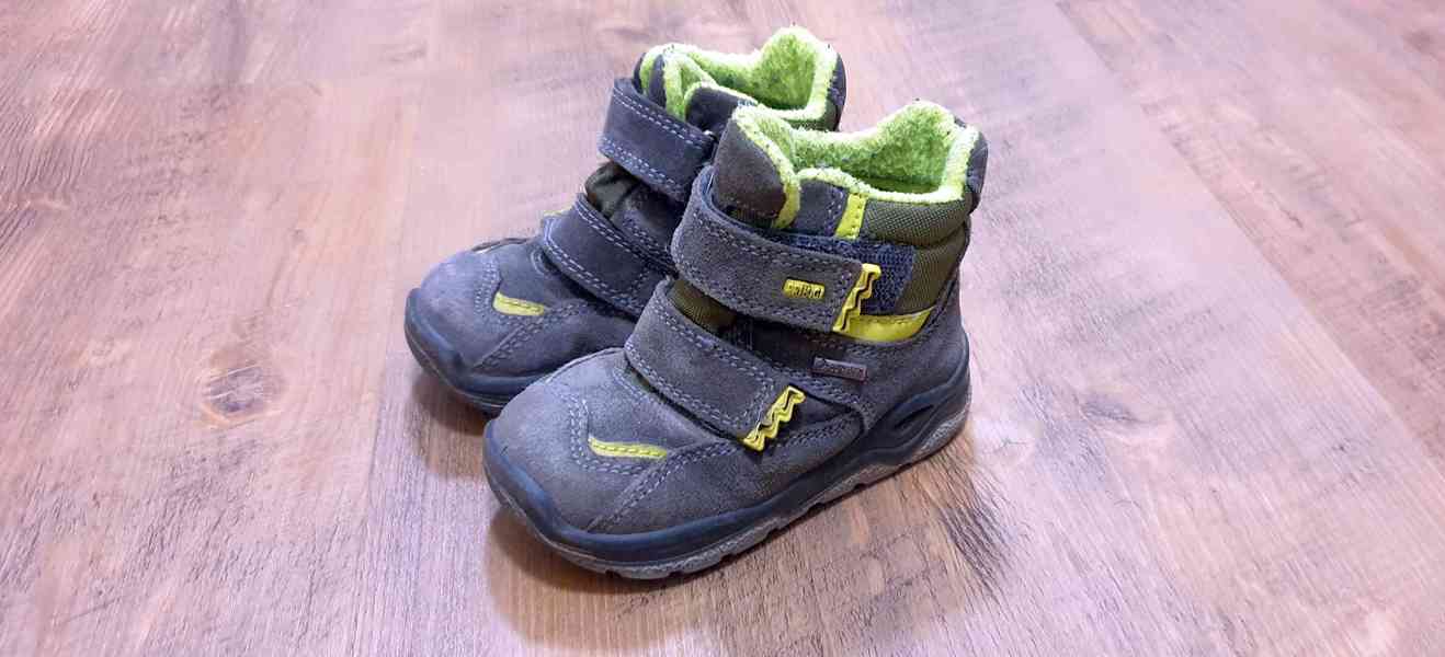 Dětské značkové zimní boty Goretex Primigi - velikost 23