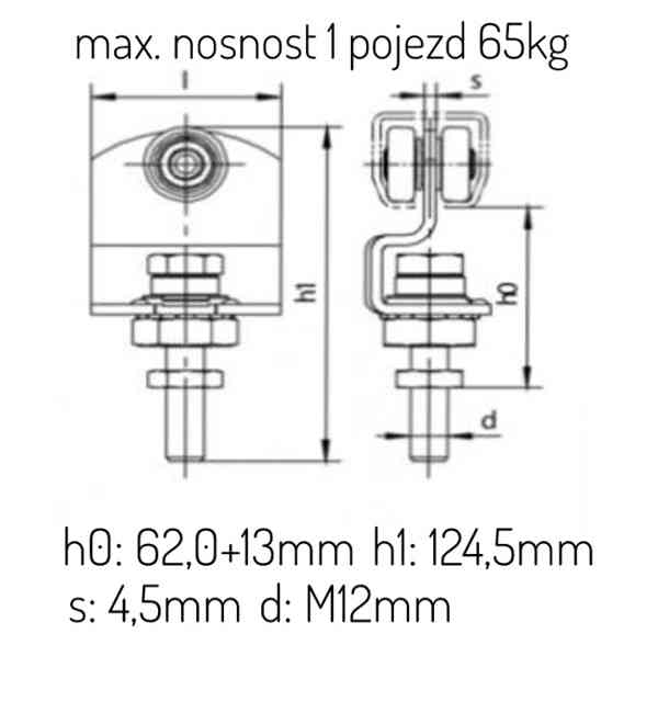 Kování HELM na posuvné dveře a vrata - foto 7