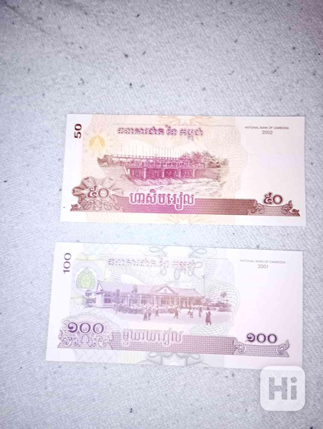 Kambodža bankovky - foto 1