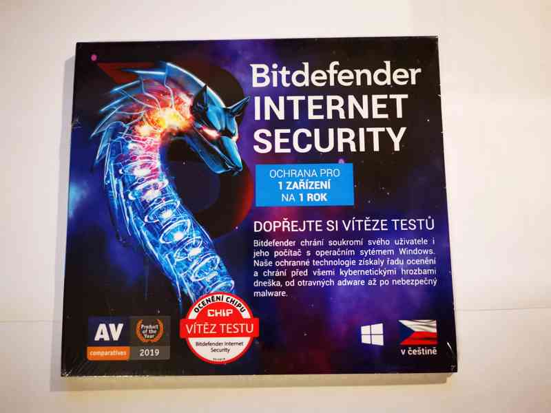 Bitdefender Internet Security anti-virový SW pro 1 PC/1rok