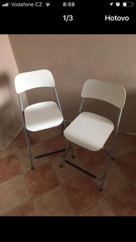Bílé barové židle ikea - foto 1