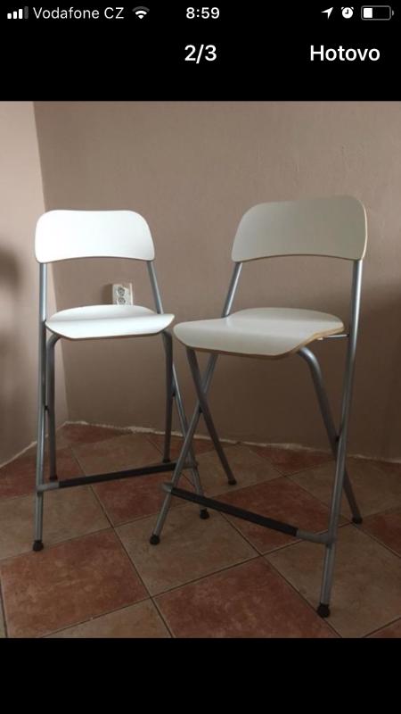 Bílé barové židle ikea - foto 2