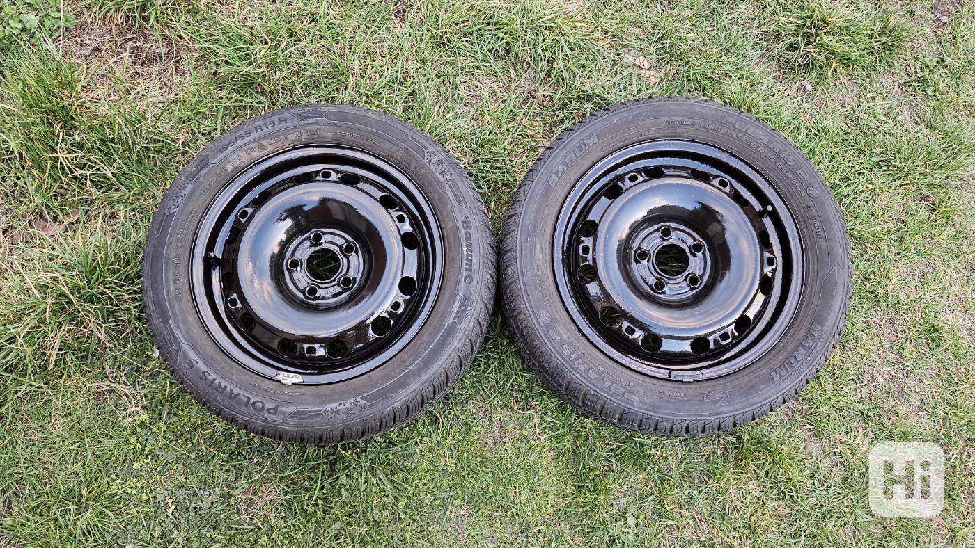 Škoda Fabia rezerva 195/55R15 disk 6Jx15 5x100 ET43 - foto 1