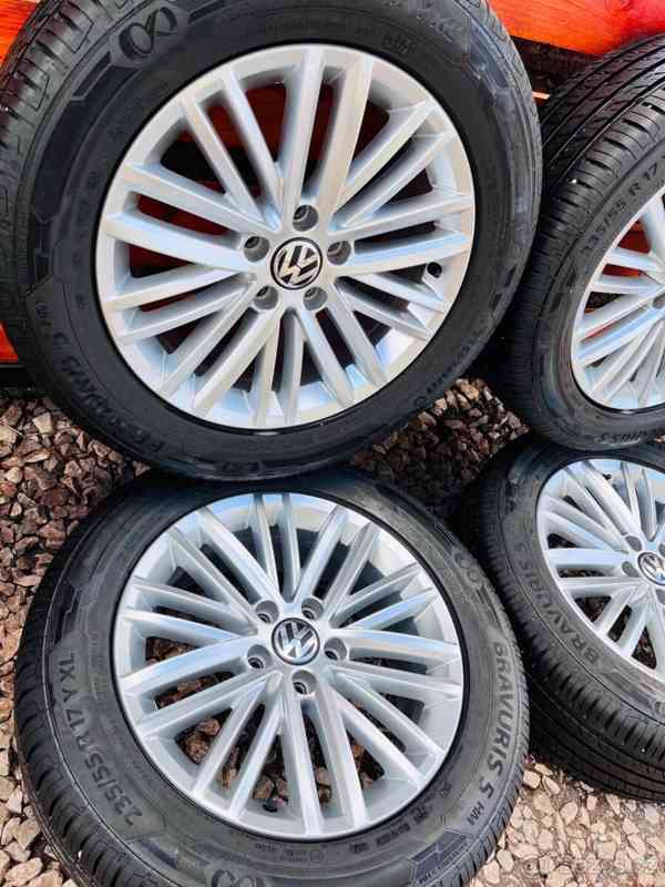 5x112 R17 originál letní sada VW Tiguan -235/55 - DOT 2020 - foto 7