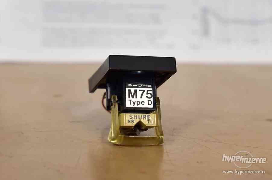 Hlavička přenosky - Headshell, přenoska SHURE M75 Type D - foto 1