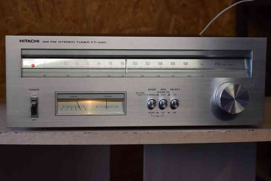 HITACHI FT-340 VÝBORNÝ VINTAGE STEREO TUNER !! - foto 1