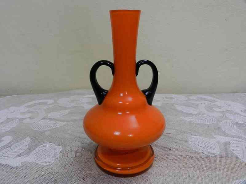 Krásná stará větší oranžová Váza Tango - foto 1
