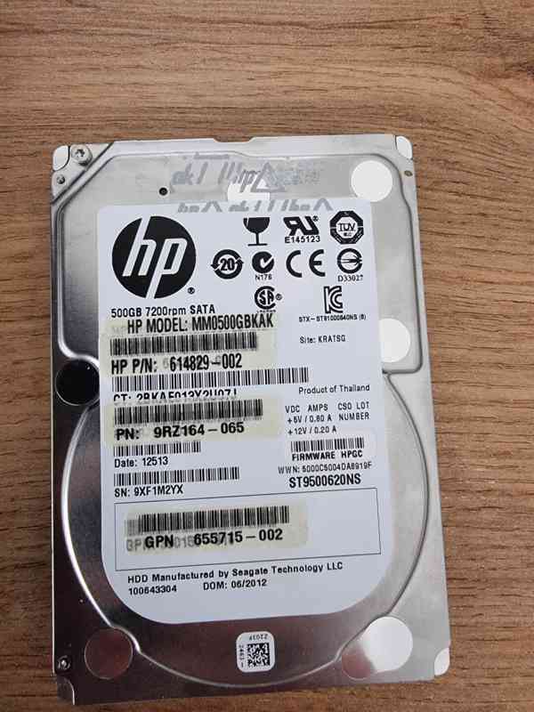2.5" 500GB HDD - bazar - Hyperinzerce.cz