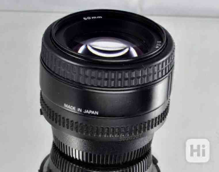 Nikon AF Nikkor 50mm f/1.4 **1:1.4, FX, PEVNÝ Objektiv - foto 4