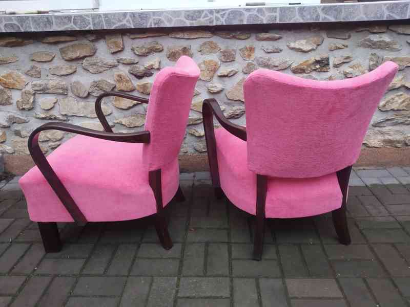 Křesla J.Halabala+sofa. - foto 3