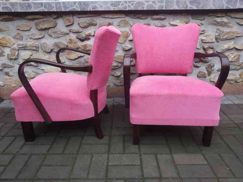 Křesla J.Halabala+sofa. - foto 2