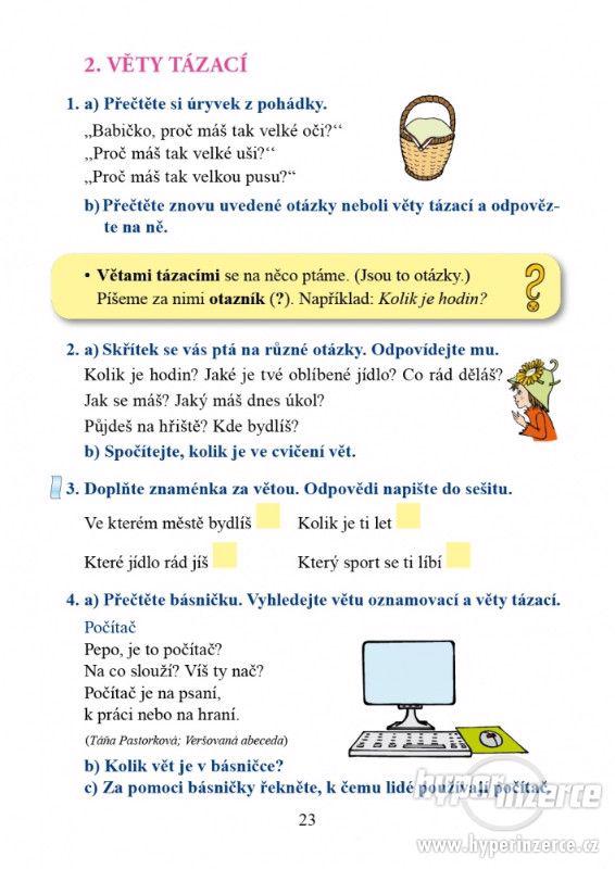 Český jazyk 2 – učebnice, Čtení s porozuměním - foto 3