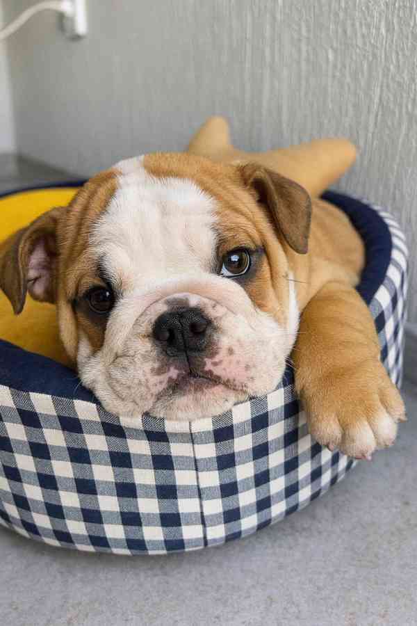 Zdarma  dárek štěňata anglického buldoka k adopci  - foto 2