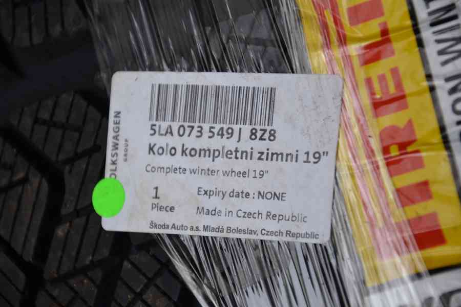 Nová zimní Alu sada Š.Enyaq, Elroq - 235/55+255/50 R19 DOT25 - foto 10