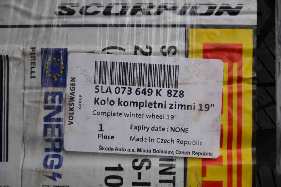 Nová zimní Alu sada Š.Enyaq, Elroq - 235/55+255/50 R19 DOT25 - foto 4