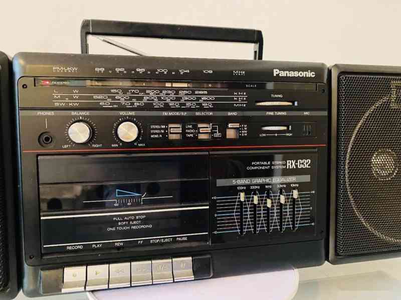 Radiomagnetofon Panasonic RX-C32, 80.léta - foto 9