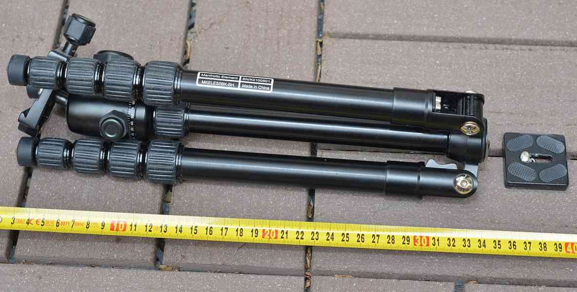 Manfrotto ELEMENT Stativ+hlava*výška:143cm*nos.4Kg - foto 3
