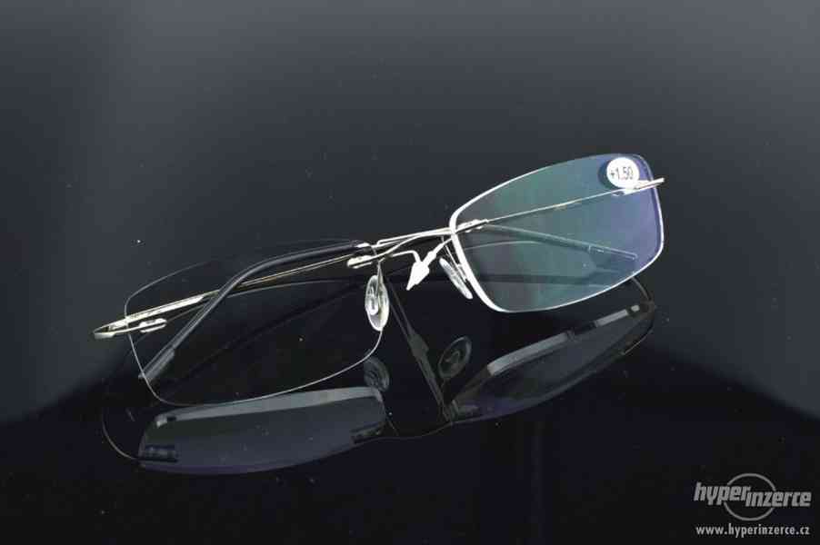 Titanové dioptrické brýle na čtení - čtecí brýle - foto 4