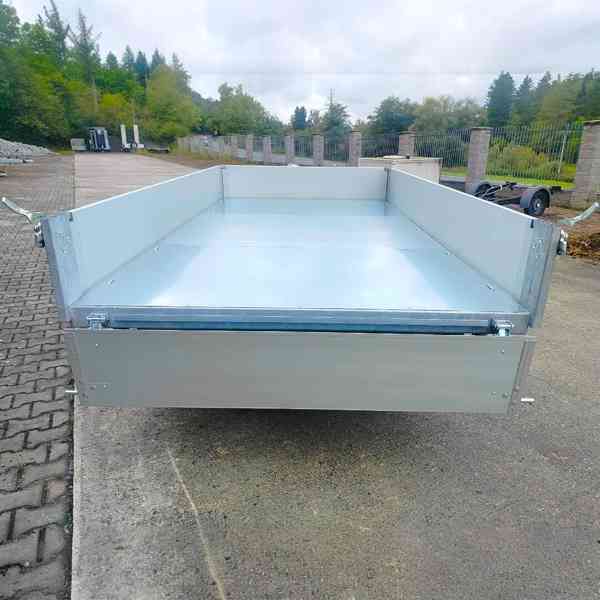 Nový hydraulicky sklopný přívěs 3,30×1,76m,2700Kg→2000,DPH - foto 27