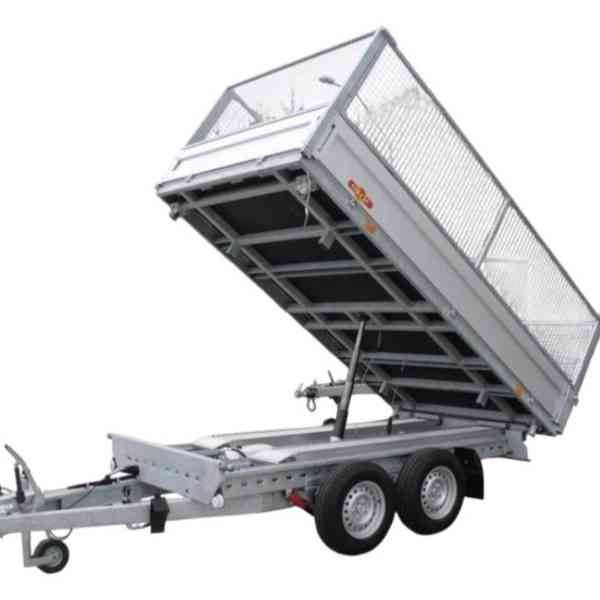 Nový hydraulicky sklopný přívěs 3,30×1,76m,2700Kg→2000,DPH - foto 39